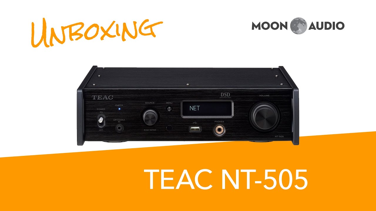 TEAC NT-505 USB DAC Network Player Unboxing