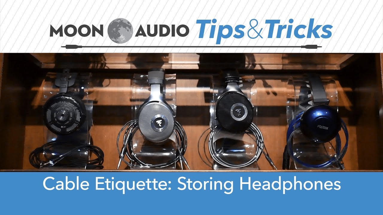 Cable Etiquette: Storing Headphones
