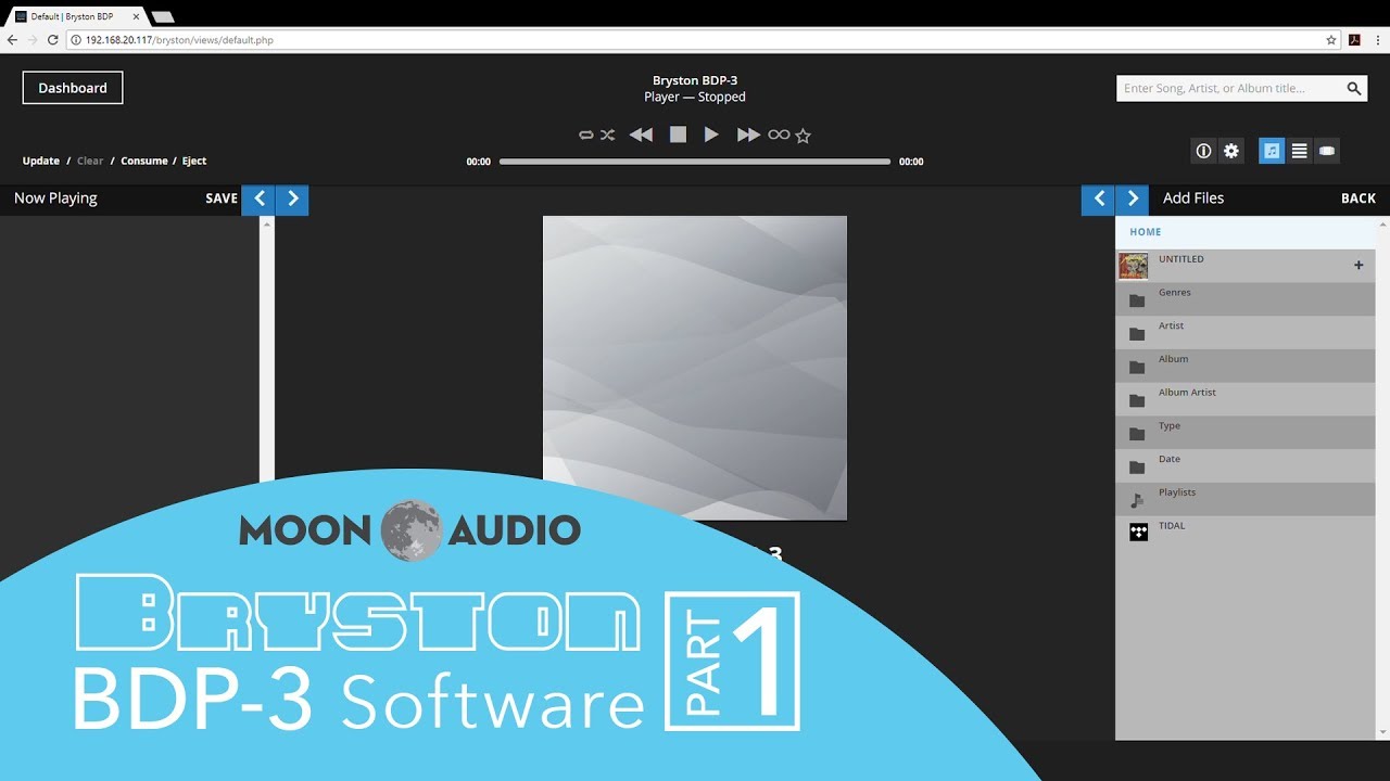 Bryston BDP-3 Software (Part 1)