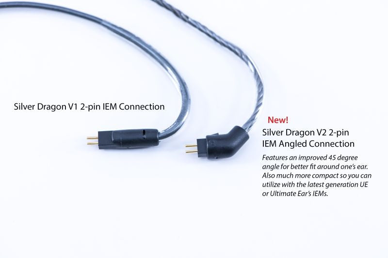 Silver Dragon V1 IEM 2pin vs Silver Dragon V2 IEM 2 pin connection