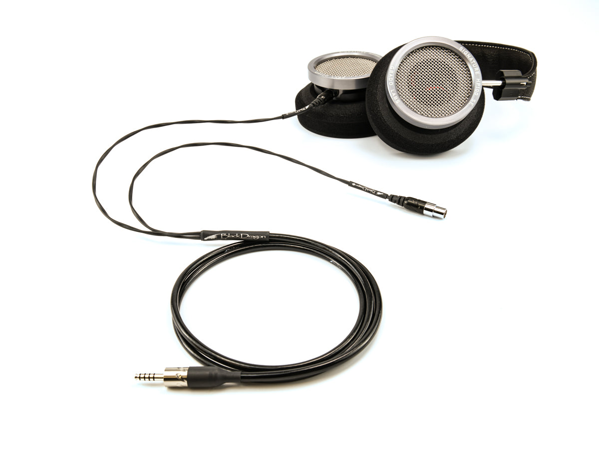 Black Dragon Premium Cable for Grado Headphones