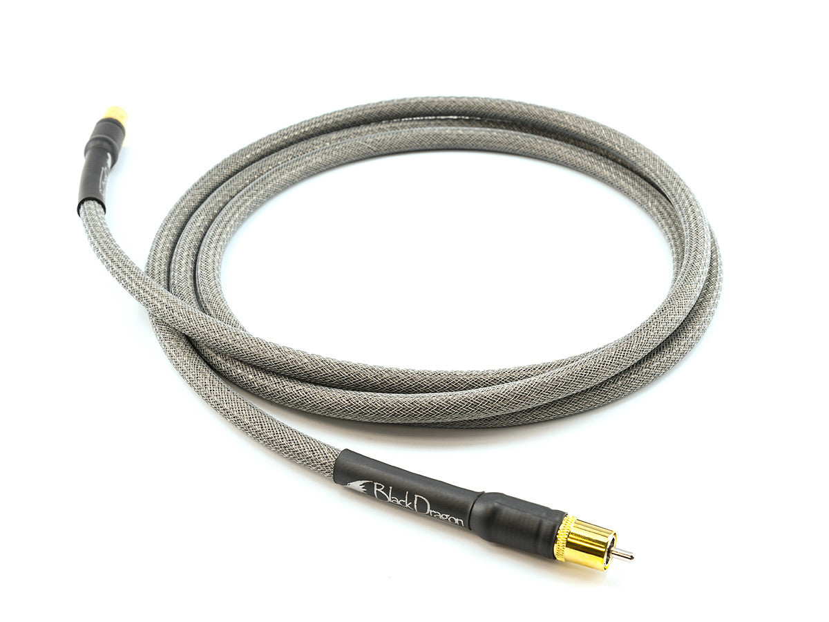 Black Dragon Coax Digital Coax 75-ohm RCA Cable