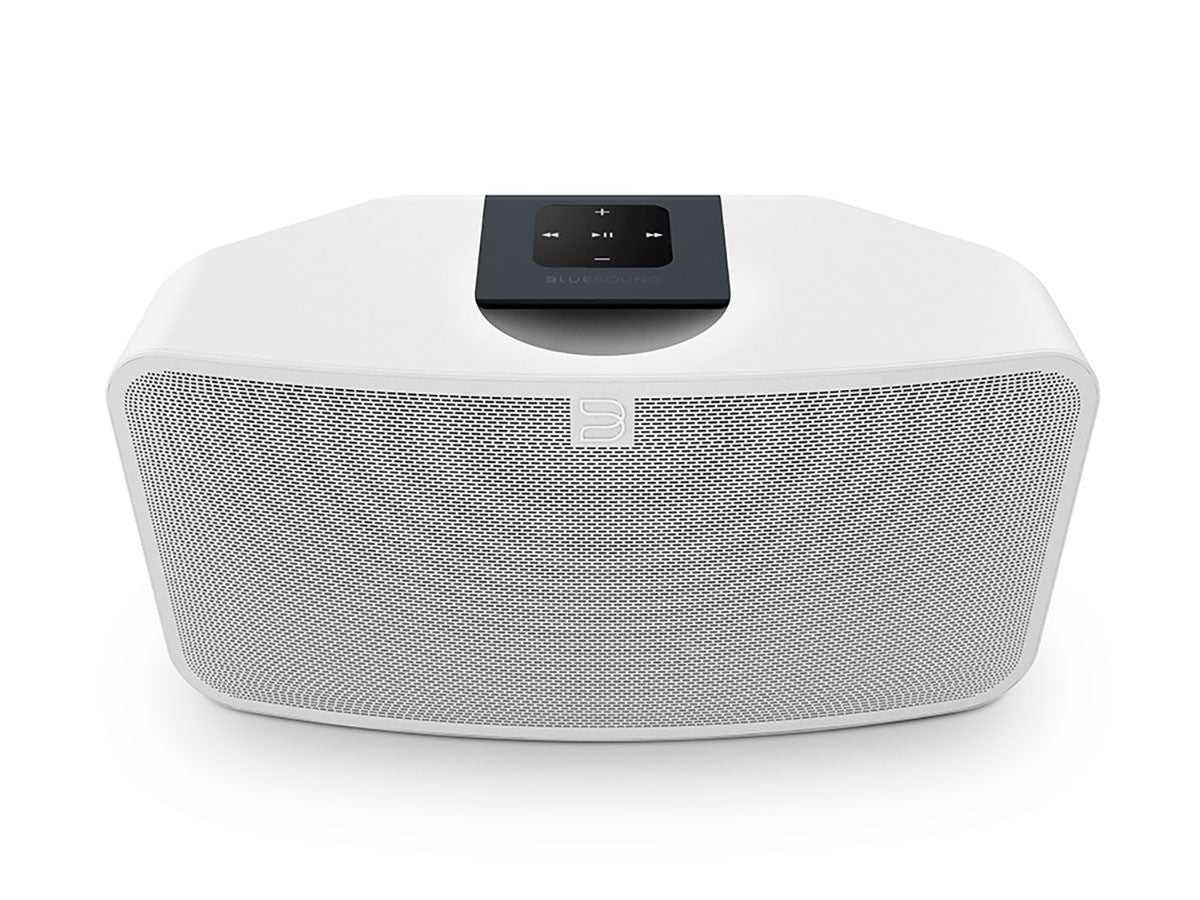 Bluesound Pulse Mini 2i White Front Above