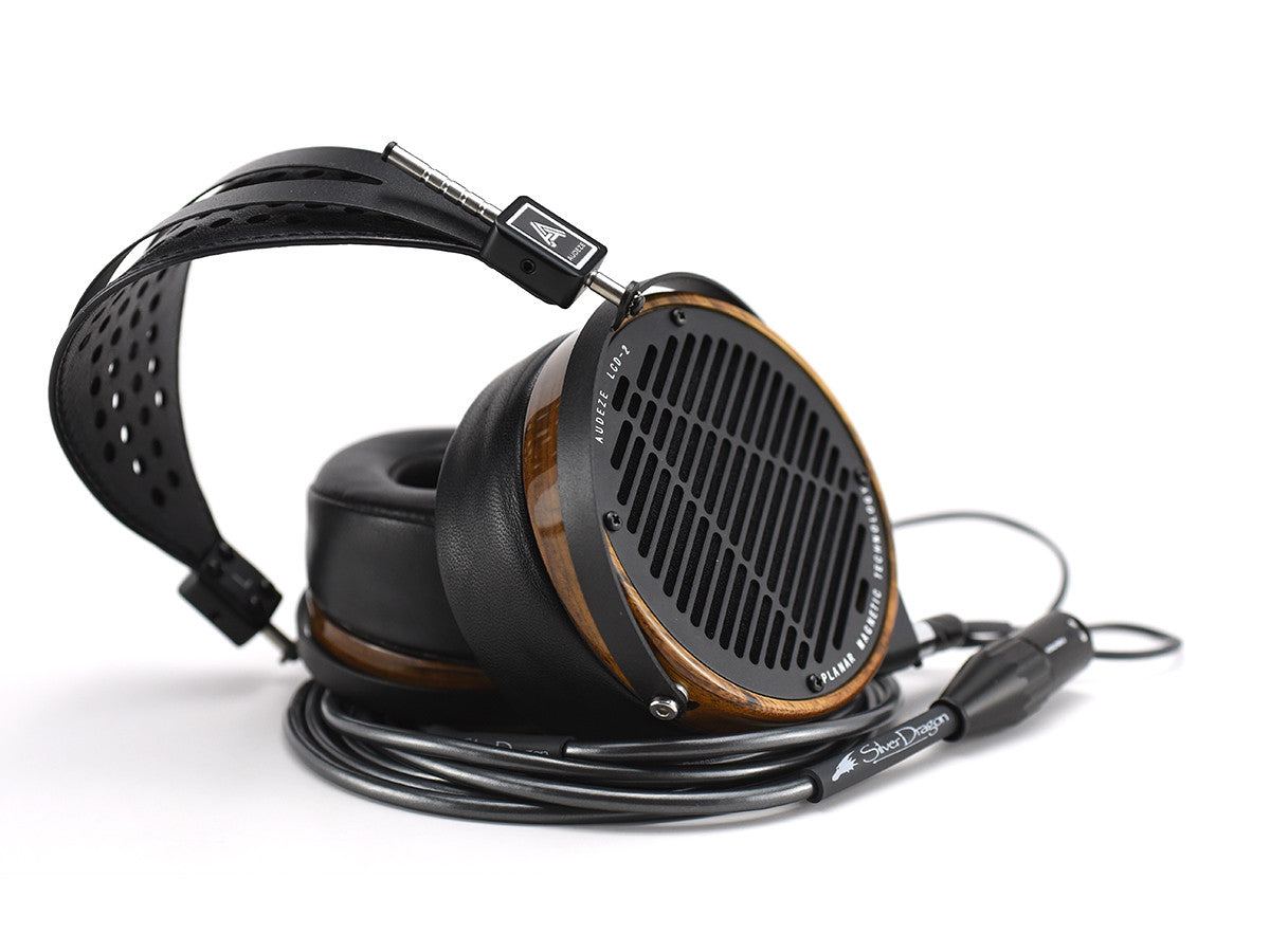 Audeze LCD-2 Open Headphones with Silver Dragon