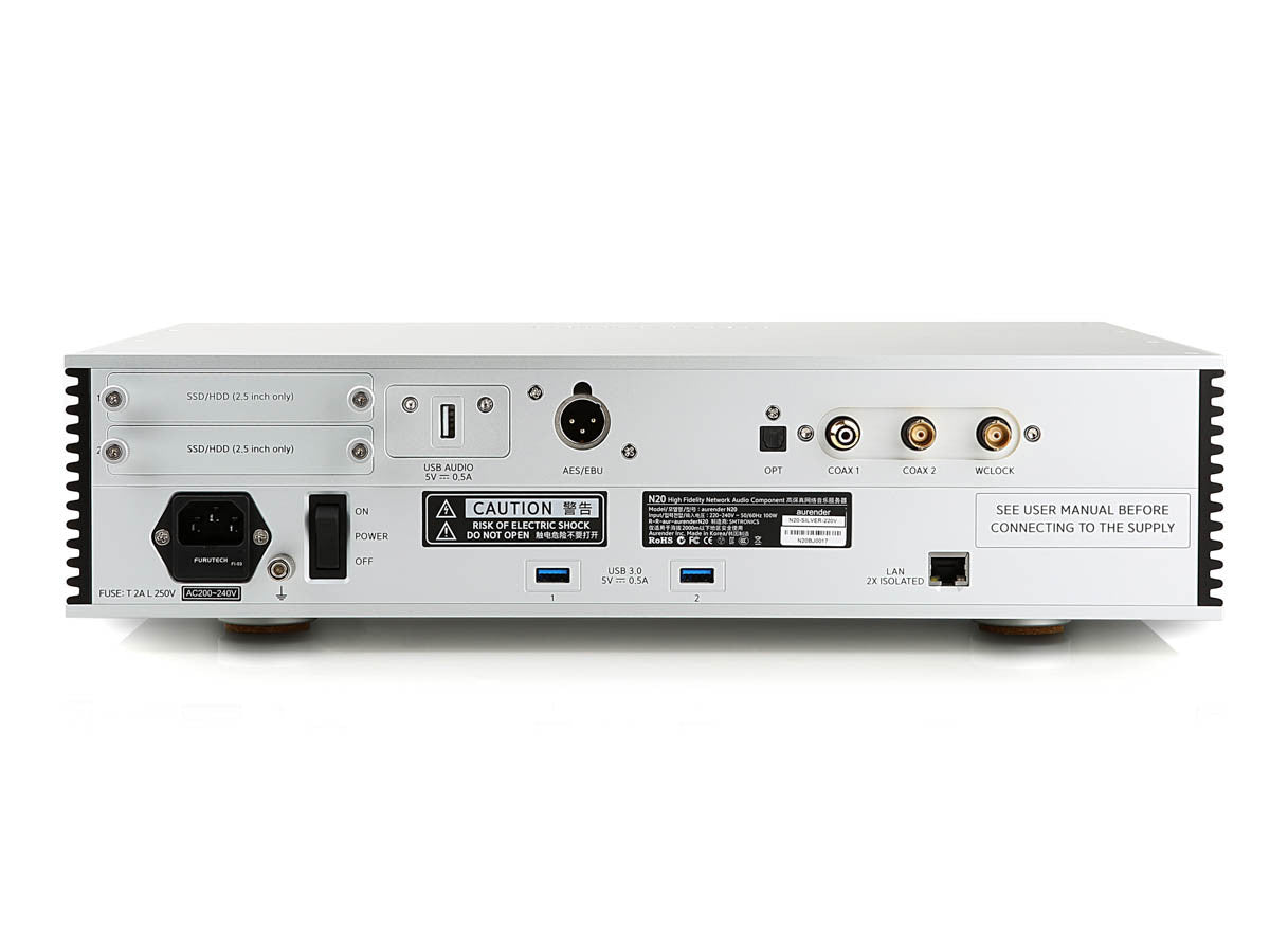 Aurender N20 Music Server in Silver