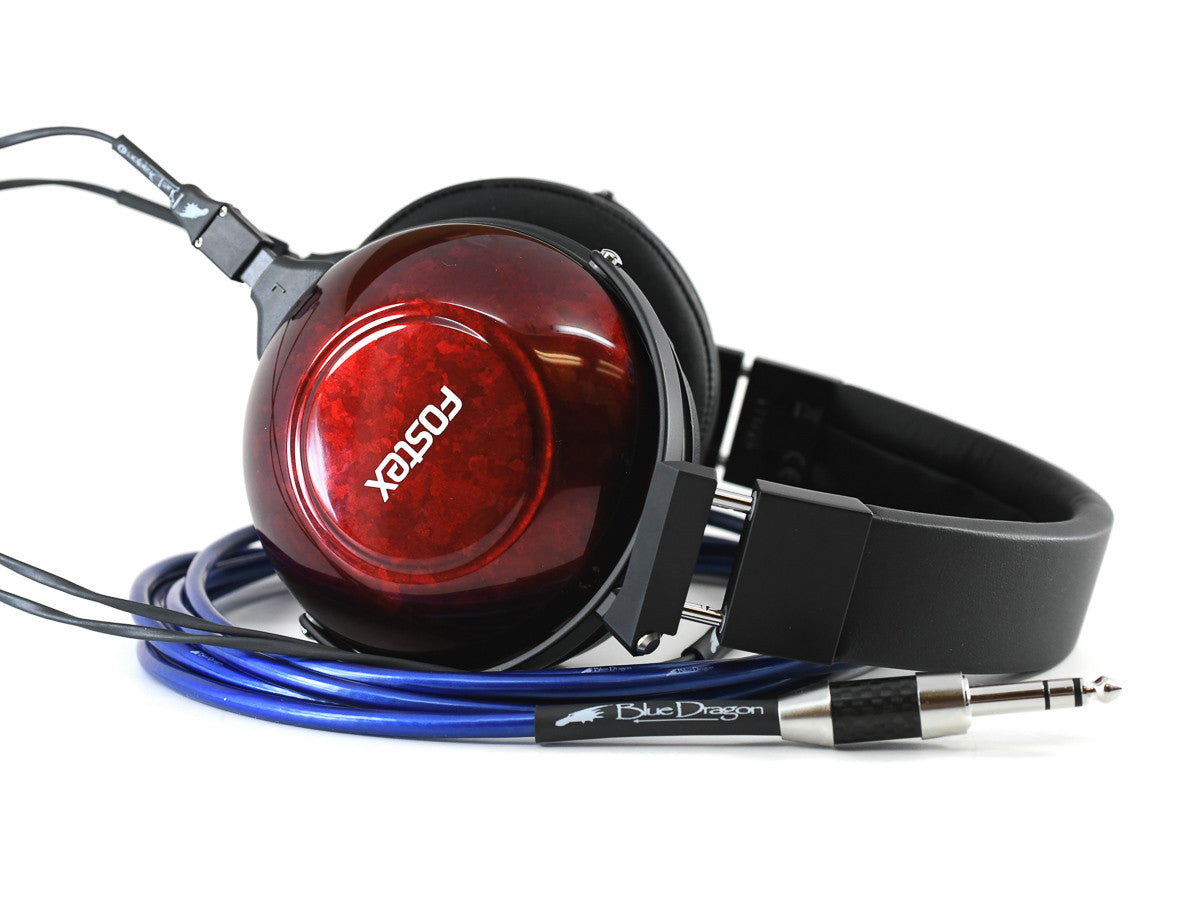 Blue Dragon Premium cable with Fostex TH900 MK2 headphones