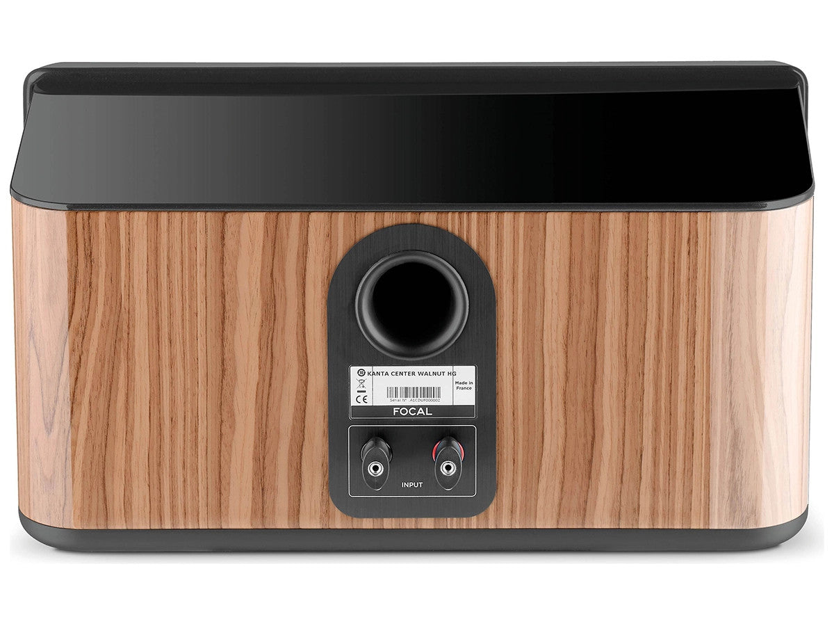 Kanta Center Speaker Black / Walnut Back