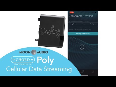 How To Stream Cellular Data to your Chord Poly or 2go | Moon Audio