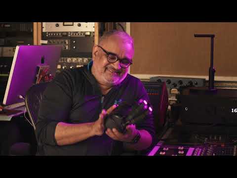 BharathBala Ganapathy Listening to Audeze CRBN at Sound City Studios, Los Angeles