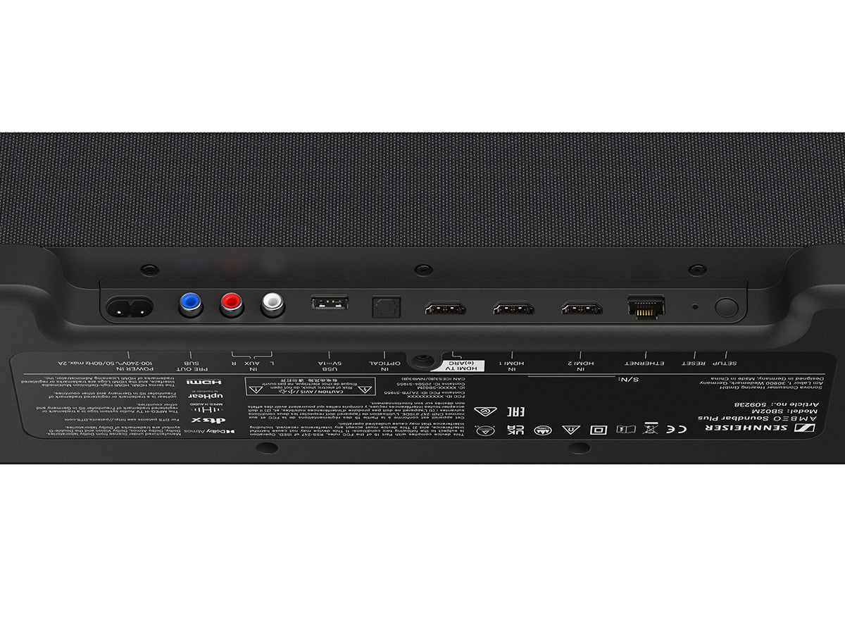 Sennheiser AMBEO Plus Soundbar Back