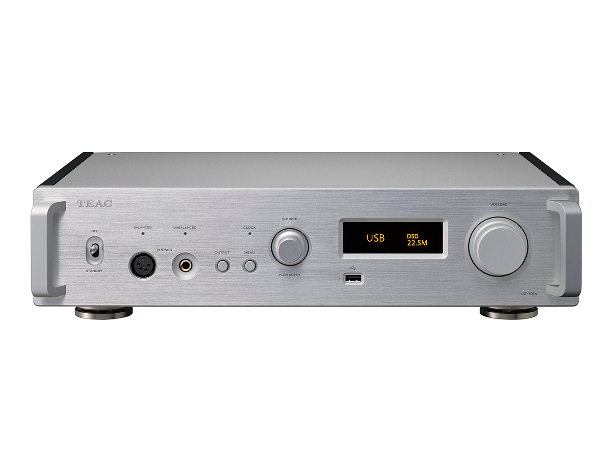 TEAC UD-701N Silver (front)