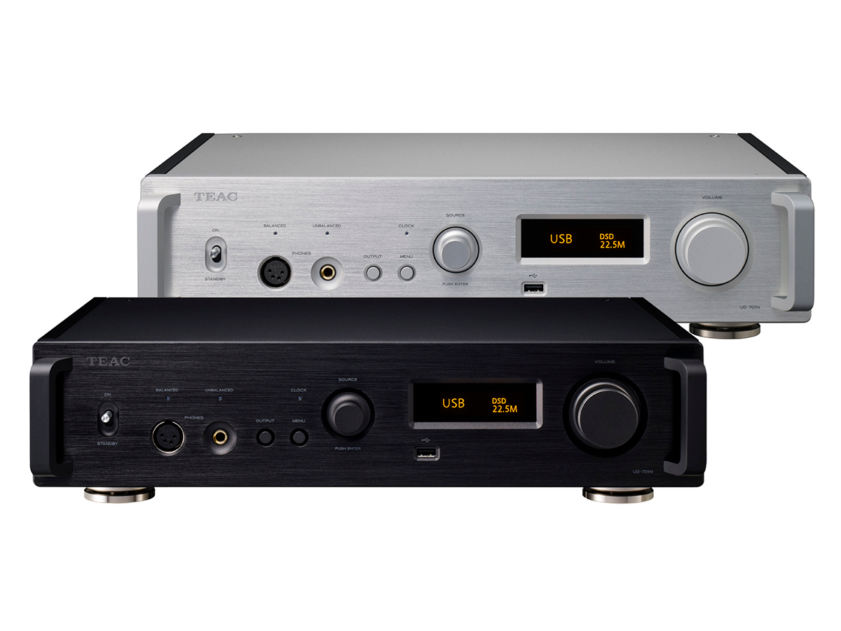 TEAC UD-701N Black and Silver