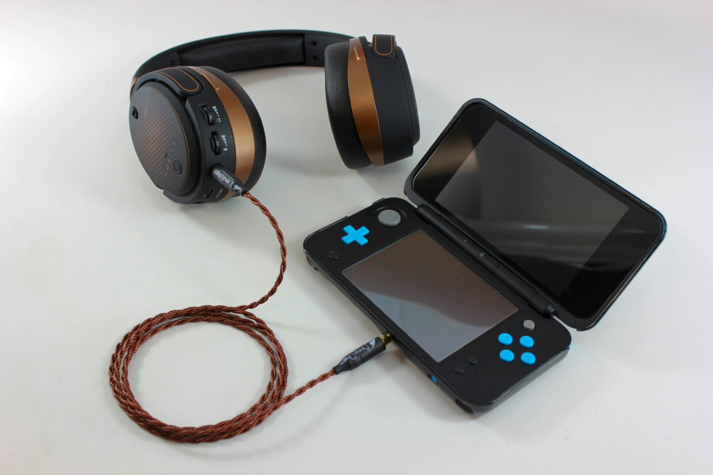Audeze Mobius, Bronze Dragon cable and Nintendo 3DS