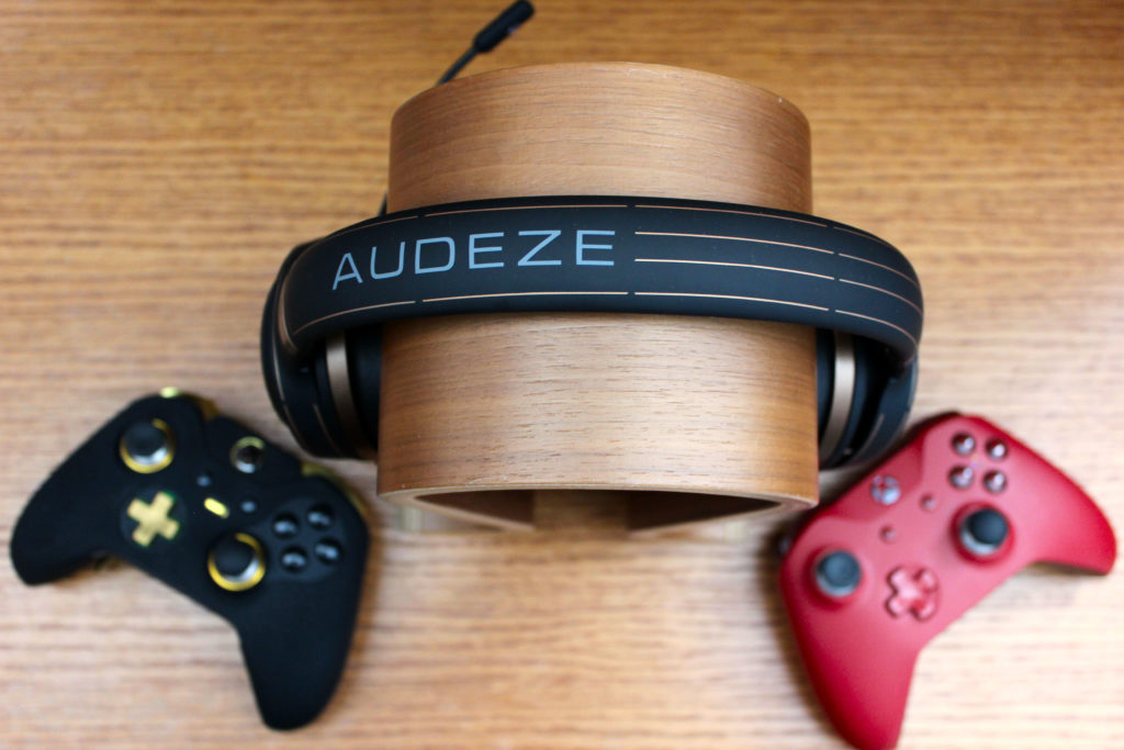 Audeze Mobius top profile with Xbox controllers